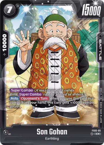 Son Gohan (Bonus Pack Alternate Art) (FS05-05) — card price