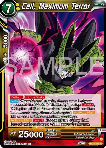 Cell, Maximum Terror (BT26-110), Ultimate Advent — DB Super card price