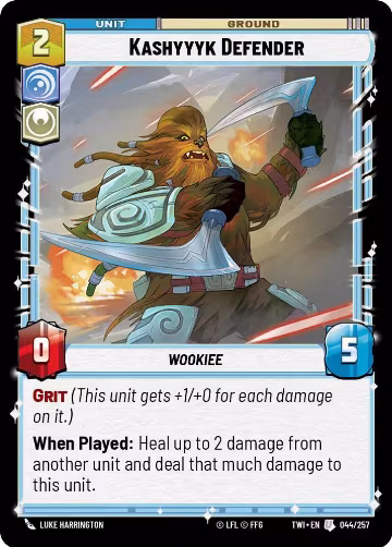 Kashyyyk Defender (044/257), Twilight of the Republic — Star Wars card price