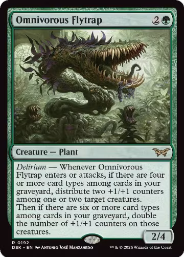 Omnivorous Flytrap (192), Duskmourn: House of Horror — Magic card price