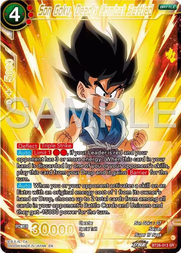 Son Goku, Deadly Combat Settled (BT26-013), Ultimate Advent — DB Super card price