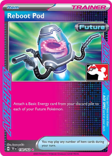 Reboot Pod - 158/162 (158/162), Prize Pack Series Cards — Pokémon card price