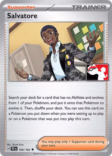 Salvatore - 160/162 (160/162), Prize Pack Series Cards — Pokémon card price