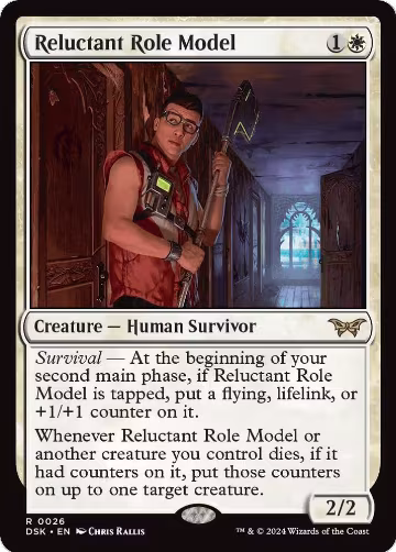 Reluctant Role Model (0026) (26), Duskmourn: House of Horror — Magic card price