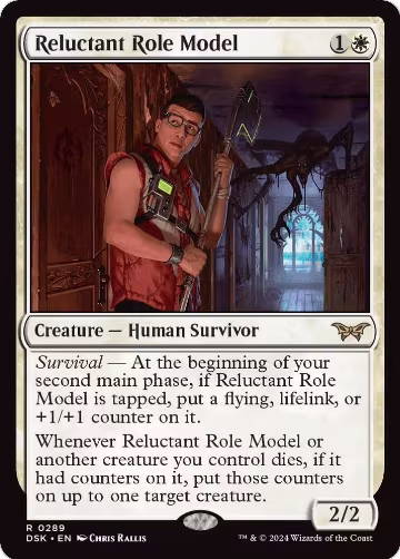 Reluctant Role Model (0289) (289), Duskmourn: House of Horror — Magic card price