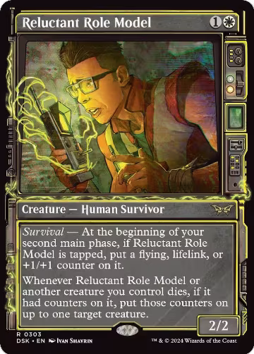 Reluctant Role Model (Showcase) (303), Duskmourn: House of Horror — Magic card price