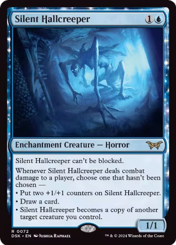 Silent Hallcreeper (72), Duskmourn: House of Horror — Magic card price