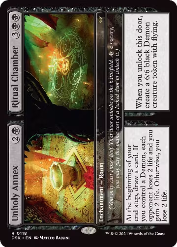 Unholy Annex // Ritual Chamber (118), Duskmourn: House of Horror — Magic card price