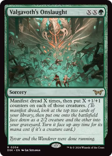 Valgavoth's Onslaught (204), Duskmourn: House of Horror — Magic card price
