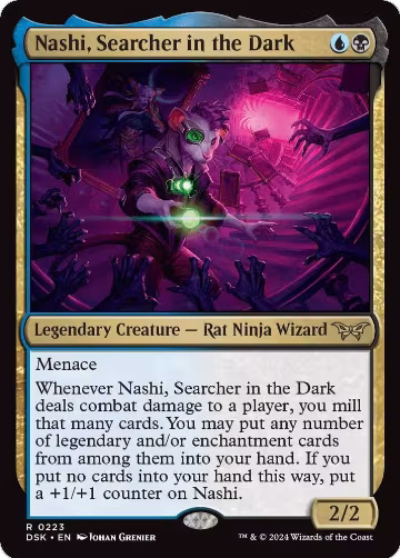 Nashi, Searcher in the Dark (223), Duskmourn: House of Horror — Magic card price