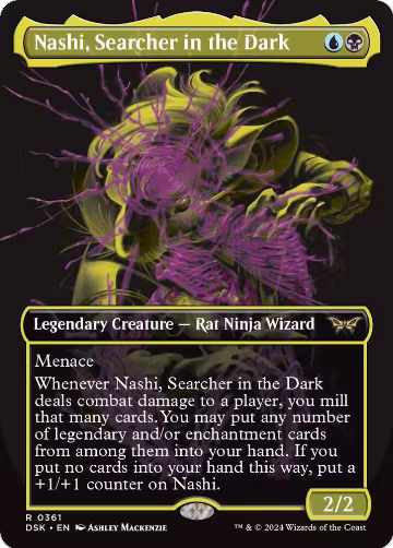 Nashi, Searcher in the Dark (Showcase) (361), Duskmourn: House of Horror — Magic card price