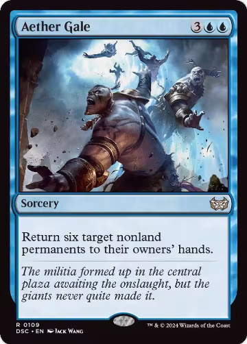 Aether Gale (109), Commander: Duskmourn: House of Horror — Magic card price