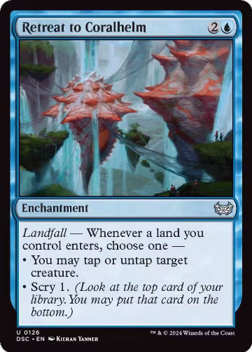 Retreat to Coralhelm (126), Commander: Duskmourn: House of Horror — Magic card price