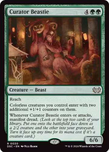 Curator Beastie (30), Commander: Duskmourn: House of Horror — Magic card price