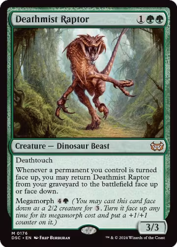 Deathmist Raptor (176), Commander: Duskmourn: House of Horror — Magic card price