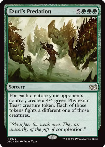 Ezuri's Predation (178), Commander: Duskmourn: House of Horror — Magic card price