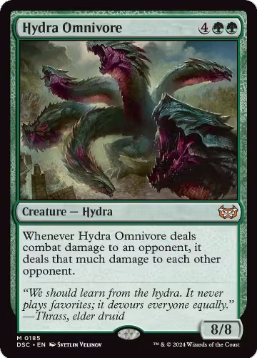 Hydra Omnivore (185), Commander: Duskmourn: House of Horror — Magic card price