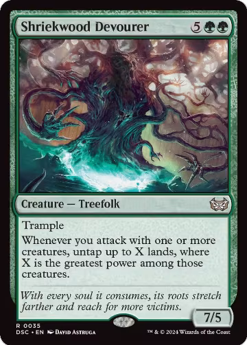 Shriekwood Devourer (35), Commander: Duskmourn: House of Horror — Magic card price
