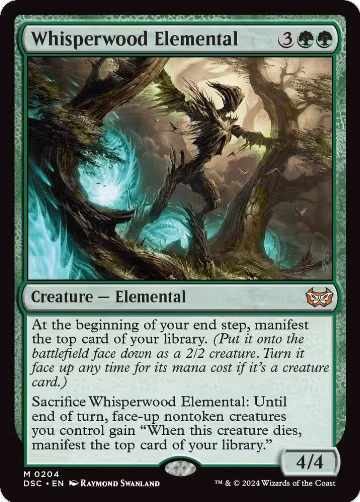 Whisperwood Elemental (204), Commander: Duskmourn: House of Horror — Magic card price