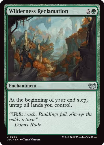 Wilderness Reclamation (205), Commander: Duskmourn: House of Horror — Magic card price