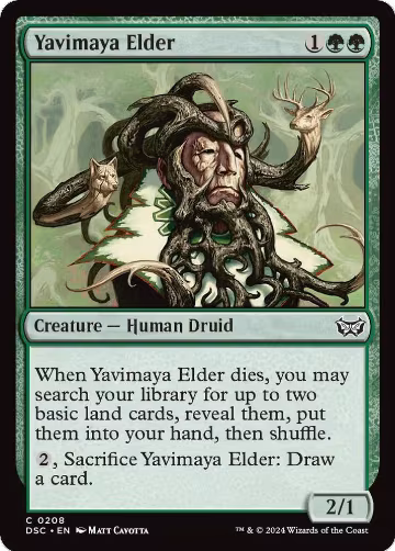Yavimaya Elder (208), Commander: Duskmourn: House of Horror — Magic card price