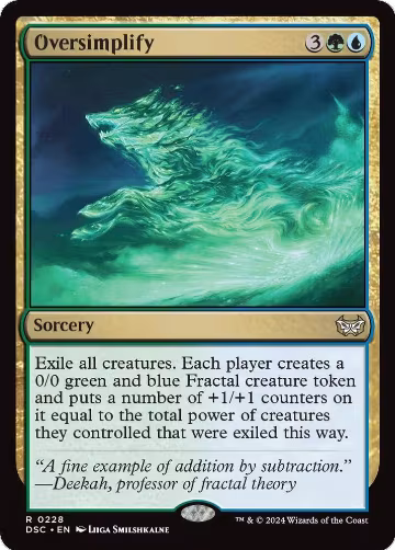 Oversimplify (228), Commander: Duskmourn: House of Horror — Magic card price
