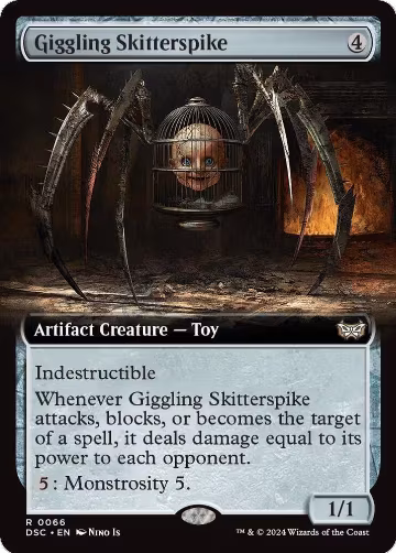 Giggling Skitterspike (Extended Art) (66), Commander: Duskmourn: House of Horror — Magic card price