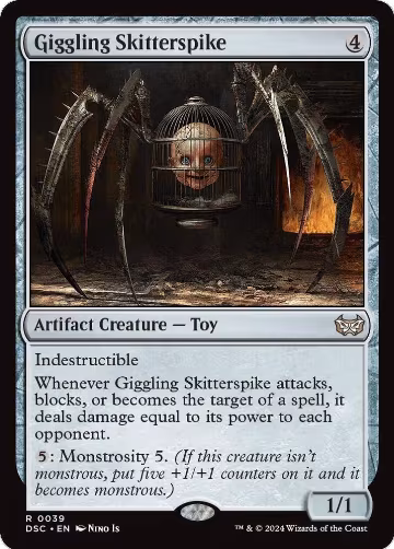 Giggling Skitterspike (39), Commander: Duskmourn: House of Horror — Magic card price