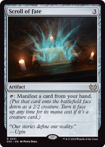 Scroll of Fate (251), Commander: Duskmourn: House of Horror — Magic card price