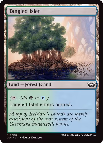 Tangled Islet (306), Commander: Duskmourn: House of Horror — Magic card price