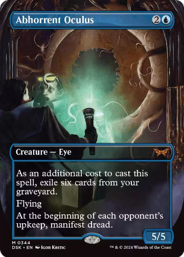 Abhorrent Oculus (Borderless) (344), Duskmourn: House of Horror — Magic card price