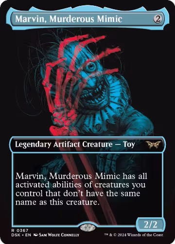 Marvin, Murderous Mimic (Showcase) (367), Duskmourn: House of Horror — Magic card price