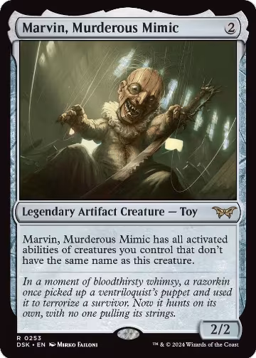 Marvin, Murderous Mimic (253), Duskmourn: House of Horror — Magic card price