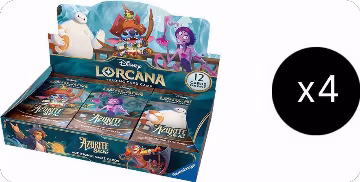 Disney Lorcana: Azurite Sea Booster Box Case, Azurite Sea — Lorcana sealed product price