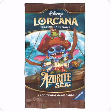 Disney Lorcana: Azurite Sea Booster Pack, Azurite Sea — Lorcana sealed product price