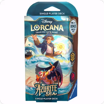 Disney Lorcana: Azurite Sea Starter Deck (Amber & Ruby), Azurite Sea — Lorcana sealed product price