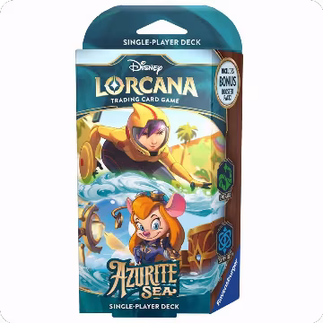 Disney Lorcana: Azurite Sea Starter Deck (Emerald & Sapphire), Azurite Sea — Lorcana sealed product price