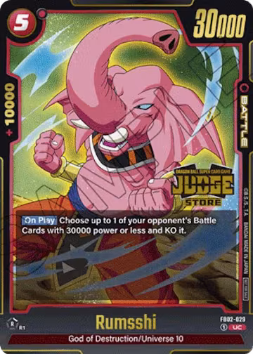Rumsshi (Judge Pack (Store Judge) 02) (FB02-029), Tournament and Championship Promos — DB Fusion card price