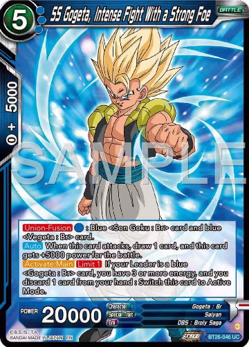 SS Gogeta, Intense Fight With a Strong Foe (BT26-046), Ultimate Advent — DB Super card price