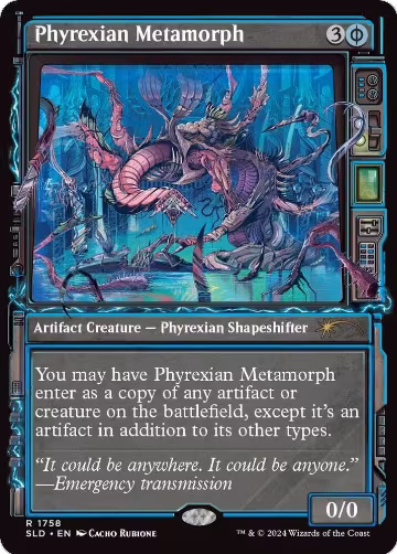 Phyrexian Metamorph (1758), Secret Lair Drop Series — Magic card price