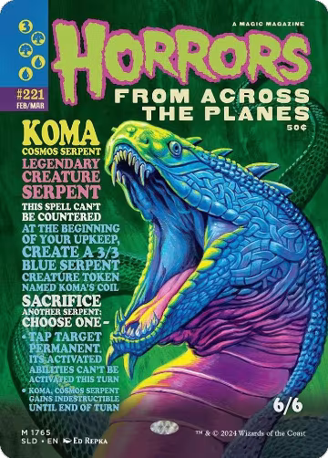 Koma, Cosmos Serpent (1765), Secret Lair Drop Series — Magic card price