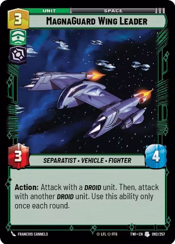 MagnaGuard Wing Leader (082/257), Twilight of the Republic — Star Wars card price