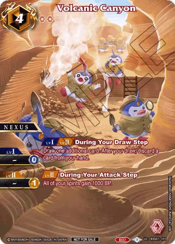 Volcanic Canyon (Exclusive Nexus Pack Vol. 2) (BSS01-101), Launch & Event Promos — Battle Spirits card price