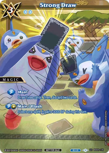 Strong Draw (Summoner Duels Exclusive Top 2 2024 Vol. 2 Card) (BSS03-135), Launch & Event Promos — Battle Spirits card price