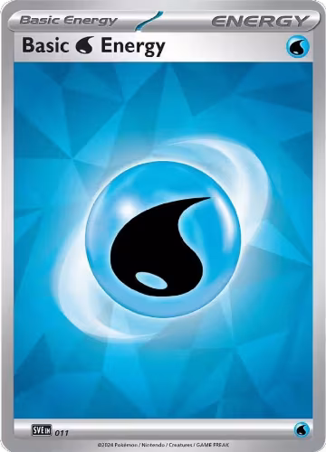 Basic Water Energy - 011 (011), Scarlet & Violet Energies — Pokémon card price