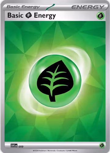 Basic Grass Energy - 009 (009), Scarlet & Violet Energies — Pokémon card price