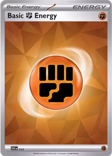 Basic Fighting Energy - 014 (014), Scarlet & Violet Energies — Pokémon card price