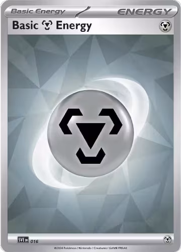 Basic Metal Energy - 016 (016), Scarlet & Violet Energies — Pokémon card price