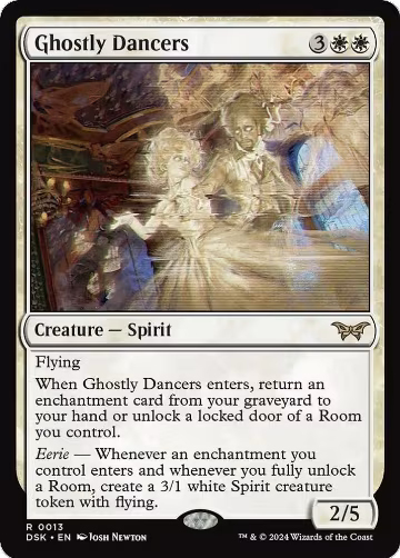 Ghostly Dancers (13), Duskmourn: House of Horror — Magic card price