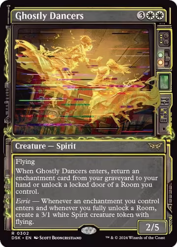 Ghostly Dancers (Showcase) (302), Duskmourn: House of Horror — Magic card price